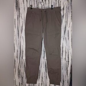 Women’s Cargo Joggers- Taupe